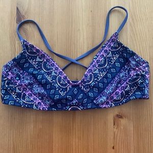 purple xhiliration bikini top
